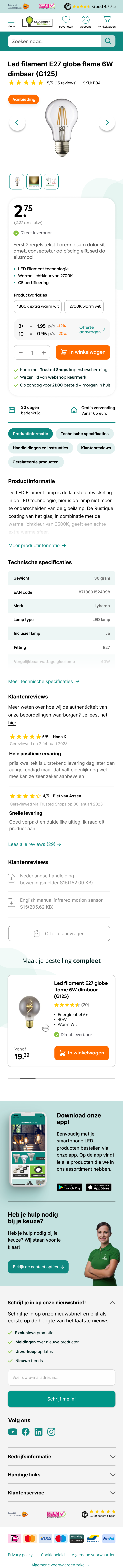 Ledlampenkopen.nu - Mobiel