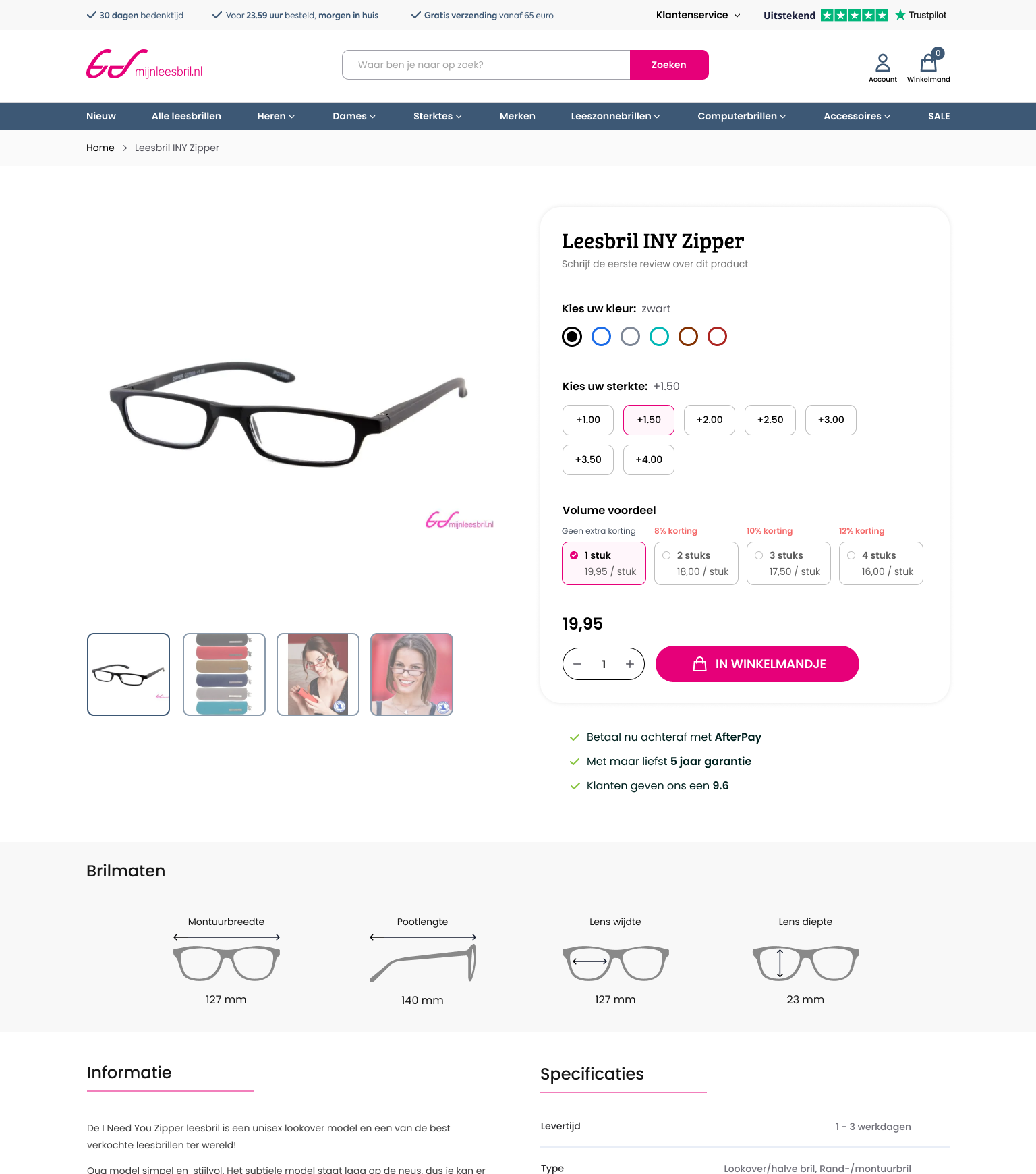 Mijnleesbril - Desktop